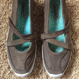 Sperry Topsider Brown Leather Sneaker 7.5